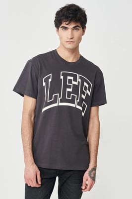 Lee - T-shirt WASHED BLACK