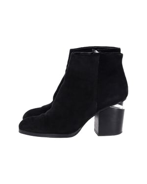 Alexander Wang Gabi Stiefel aus schwarzem Wildleder