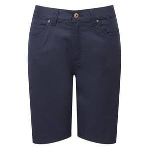 Premier Damen/Herren Chino-Shorts (Marine)