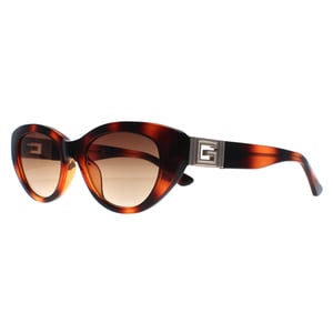 Guess Cat Eye Damen Blonde Havanna Braun Gradient GU7849