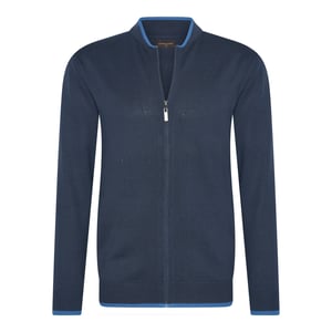 Full Zip Cardigan von Cappuccino Italia in der farbe Blau und in größe XL.