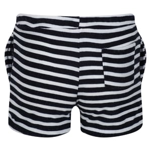 Regatta Childrens/Kids Dayana Towelling Stripe Casual Shorts (Marine/Weiß)