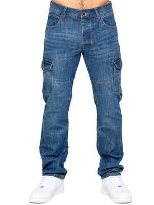 Enzo | Herren Jeans mit geradem Bein