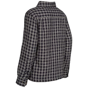Trespass Childrens/Kids Average Long Sleeved Gingham Shirt (Navy Gingham)