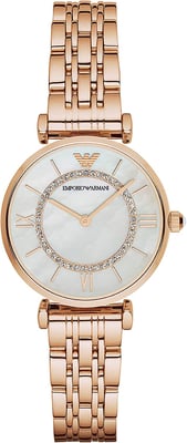 Emporio Armani Gianni T-Bar Damen Rose Gold Uhr AR1909