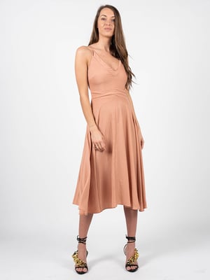 Patrizia Pepe Kleid Frau's Beige