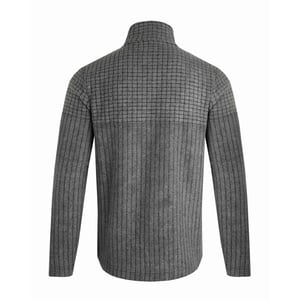 Weird Fish - "Longmont" Fleece-Oberteil mit kurzem Reißverschluss für Herren (Marineblau)