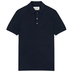 Lyle & Scott Tonal Eagle Marineblaues Poloshirt