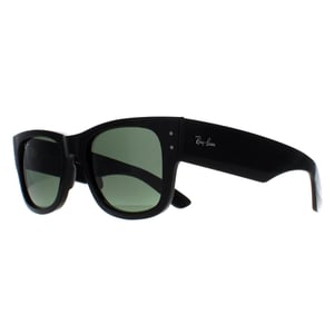 Ray-Ban Square Unisex poliert Schwarz Grün RB0840S Mega Wayfarer