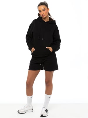 Enzo Womens Oversized Hoodie Trainingsanzug mit Shorts