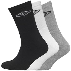 Umbro 3er-Pack mehrfarbige Herren-Schuhfuttersocken