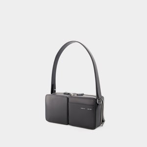 Hobo Stacked Bag - Kara - Leder - Schwarz