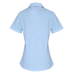 Premier - Bluse für Damen kurzärmlig (Hellblau)