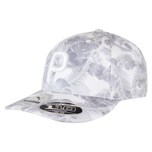 Puma Golf P110 Blumenmuster Snapback Grau Unisex Flex Fit Cap 023066 01