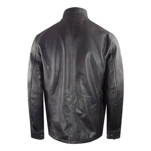 Belstaff dunkelbraune Grant-Lederjacke