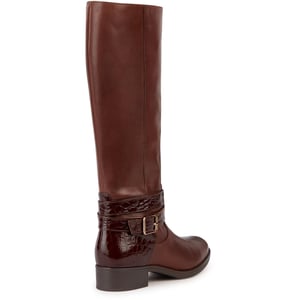 Geox D Felicity Leder Women's Braun Stiefel
