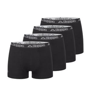 Kappa 4er Set Boxershorts in Schwarz