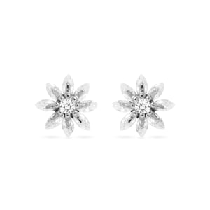 Luxenter Ohrringe, 925er Sterlingsilber und glänzende Zirkonia mit rhodinierter Oberfläche