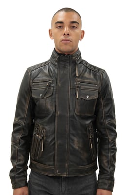 Herren-Leder-Retro-Bikerjacke-Toronto