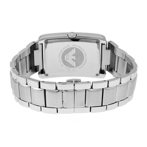 Emporio Armani AR1608 Rechteckig Schwarzes Zifferblatt Herrenuhr