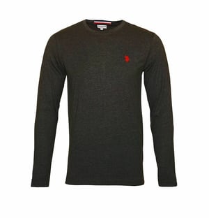 U.S. Polo Assn. Langarmshirts in Anthrazit
