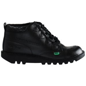 Kicker mittlerer Quilt Damen schwarze Stiefel