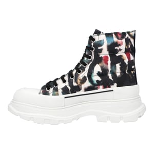 Alexander McQueen Tread Slick Stiefel 'Graffiti'