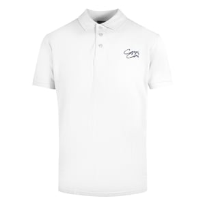 Cavalli Class Signature Logo Weisses Poloshirt