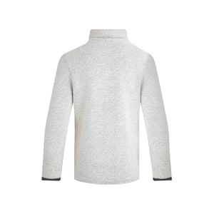 Weird Fish - "Cruiser" Pullover mit kurzem Reißverschluss für Herren (Ecru)