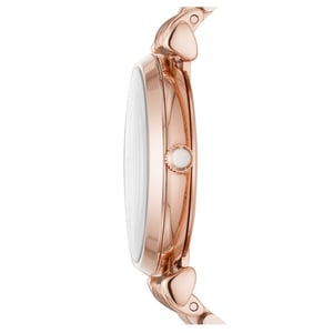 Trendige Damenuhr der Marke Armani. Die Uhr hat ein Armband, das auch kleiner gemacht werden kann, das Gehäuse hat einen Durchmesser von 32 mm und das Uhrwerk ist Quarz.  Marke: ArmaniModellname: AR11244 (32mm)Kategorie: DamenuhrMaterialien: EdelstahlFarbe: rosa, weiß