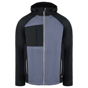 Dickies Softshell Mens Grey/Black Resistant Jacke