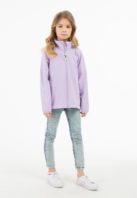 Schmuddelwedda Softshelljacke - recyceltes Material Mädchen Helllavendel-280