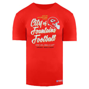 NFL Team Apparel Kurzarm Crew Neck Red Juniors T-Shirt MKC2072RE