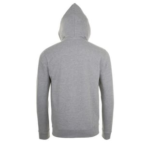 SOLS Herren Stone Zip Up Plain Hoodie (grau meliert)