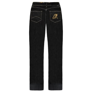 Emporio Armani J33 reguläre Fit Wide Leg Womens Jeans