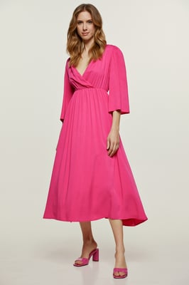 Fuchsia Empire Line Kleid