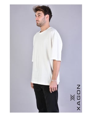 Xagon T-shirt Over Herren Off-White