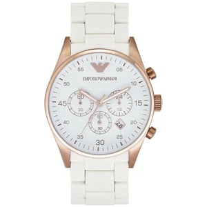 Emporio Armani AR5920 Damen Sportivo Uhr Weiß