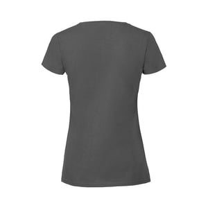 Fruit Of The Loom Damen/Damen Ringspun Premium T-Shirt (Bleistiftgrau)