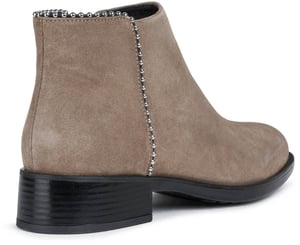 Geox Resia Wildleder Damenstiefel In Dunkelbeige