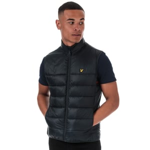 Lyle And Scott Wattierte Weste für Herren in Navy