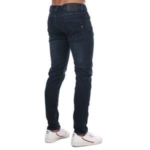 Jean Anbass Slim Fit Droit Replay Pour Homme en Jean Denim