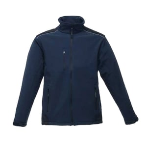 Regatta Herren Sandstorm Workwear Softshelljacke (Marineblau/Schwarz)