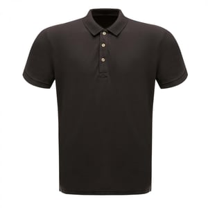 Regatta Professional Herren Classic 65/35 Kurzarm-Poloshirt (Schwarz)