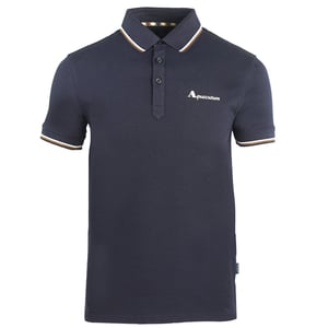 Aquascutum Markenlogo Navy Poloshirt