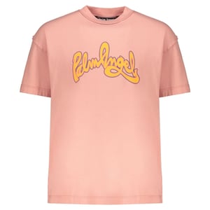 Rosafarbenes T-Shirt mit saisonalem Insideout-Logo der Palm Angels