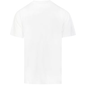 Klassisches weißes T-Shirt mit Blatt-Logo von Palm Angels