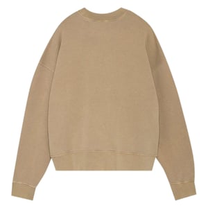 Palm Angels GD-Sweatshirt mit gebogenem Logo in Beige