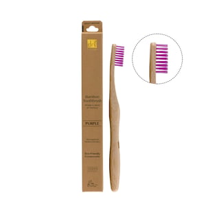Dr Botanicals Pastell Bambus-Zahnbürsten-Set