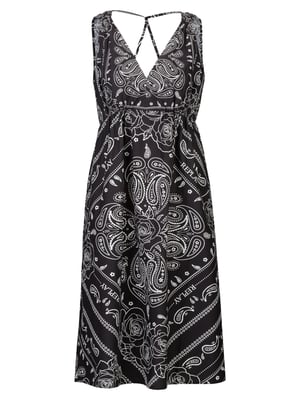 Replay Freizeitkleid All Over bedruckte Baumwollpopeline